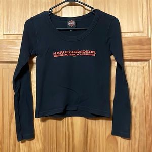 Long Sleeve Harley-Davidson Crop